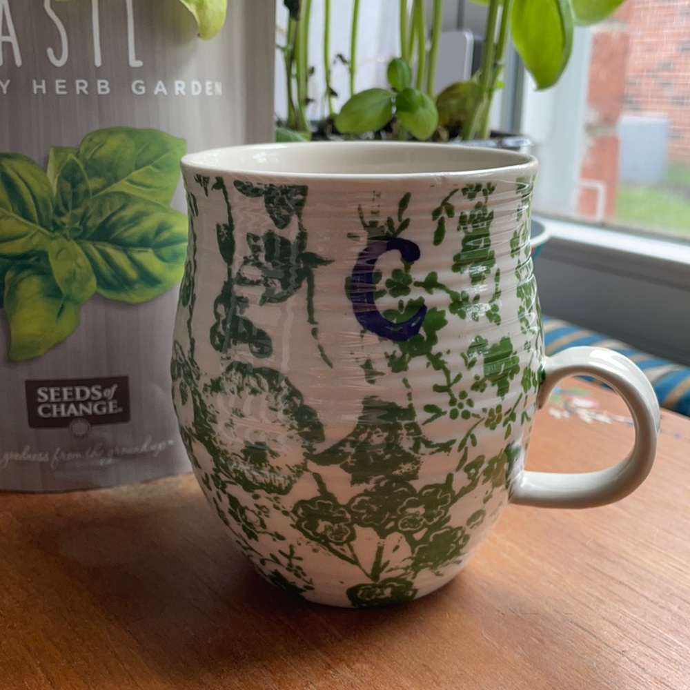 ANTHRO Monogram mug
